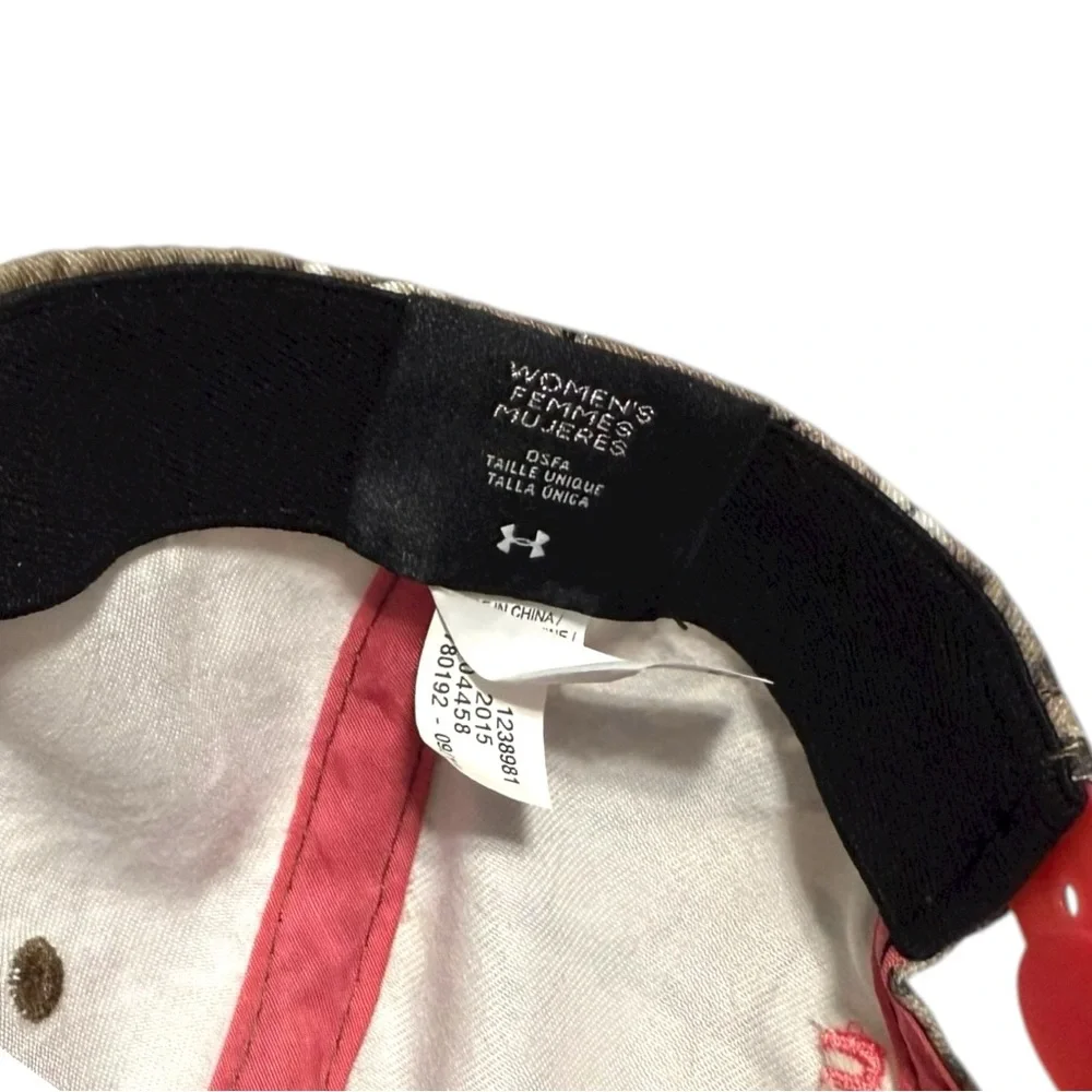 Under Armour Women’s‎ Camouflage Hat with Red Emblem - OS